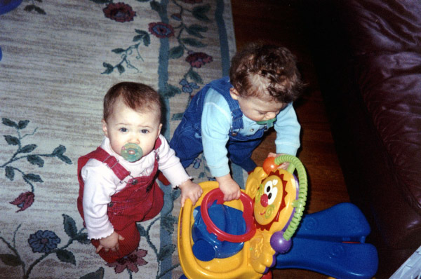 jules and jesse with cart