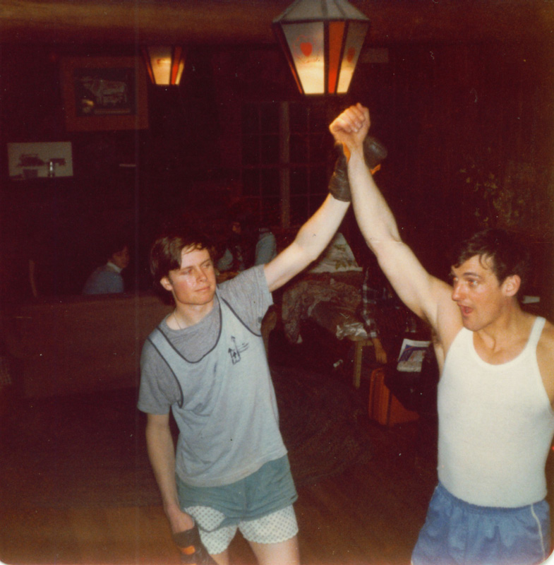 ditts & tk boxing2 new years eve 1977